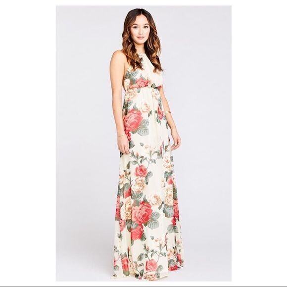 Show Me Your MuMu Amanda Floral Dress Size Medium - Picture 1 of 4